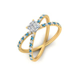 Load image into Gallery viewer, cross-band-princess-cut-engagment-ring-with-blue-topaz-yellow-gold-FD9890PRRGICBLTOANGLE2-NL-YG_e35a32df-3d7d-4192-8ad8-c659f2bb3bdb.jpg?v=1760525926
