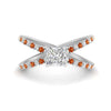 Load image into Gallery viewer, cross-band-princess-cut-engagment-ring-with-orange-sapphire-white-gold-FD9890PRRGSAOR-NL-WG_65fa8642-54e0-47fa-a2cb-c41fa20b5cf0.jpg?v=1760525925