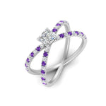 Load image into Gallery viewer, cross-band-princess-cut-engagment-ring-with-purple-topaz-white-gold-FD9890PRRGVITOANGLE2-NL-WG_21923509-cf0a-4885-babe-7999399fcdcf.jpg?v=1760525926