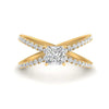 Load image into Gallery viewer, cross-band-princess-cut-engagment-ring-yellow-gold-FD9890PRR-NL-YG_b795e00e-889d-4116-b8cd-dfe8547b9441.jpg?v=1760525925