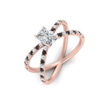 Load image into Gallery viewer, cross-band-radiant-cut-engagment-ring-with-black-diamond-rose-gold-FD9890RARGBLACKANGLE2-NL-RG.jpg?v=1760525827
