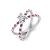 Load image into Gallery viewer, cross-band-radiant-cut-engagment-ring-with-pink-sapphire-white-gold-FD9890RARGSADRPIANGLE2-NL-WG_831d8aab-d858-4136-b68c-c4c145f31376.jpg?v=1760525935