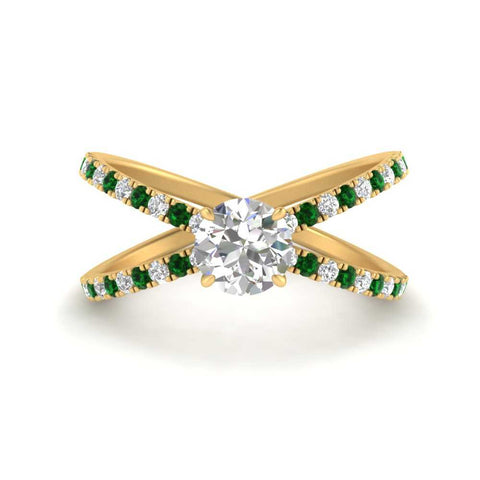 cross-band-round-cut-engagment-ring-with-emerald-yellow-gold-FD9890RORGEMGR-NL-YG.jpg?v=1760525844