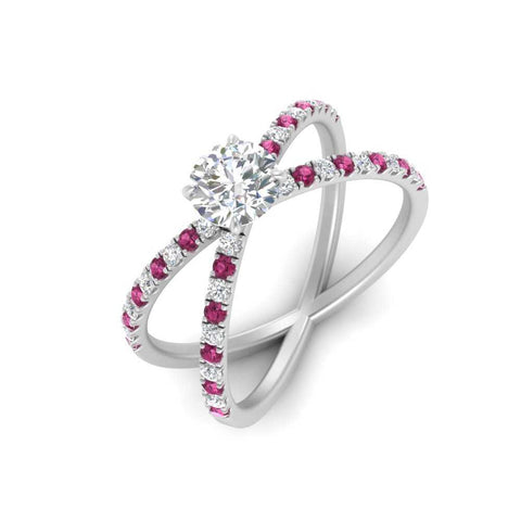 cross-band-round-cut-engagment-ring-with-pink-sapphire-white-gold-FD9890RORGSADRPIANGLE2-NL-WG.jpg?v=1760525844
