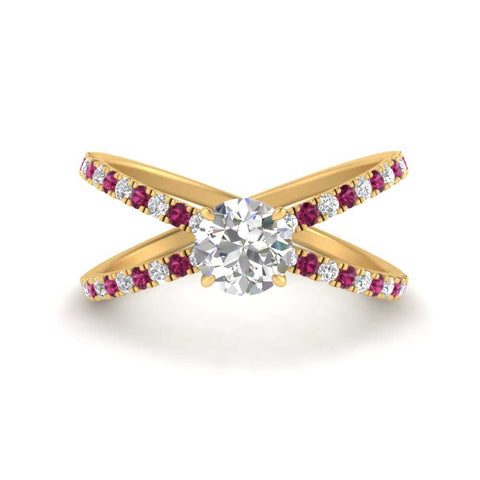 cross-band-round-cut-engagment-ring-with-pink-sapphire-yellow-gold-FD9890RORGSADRPI-NL-YG.jpg?v=1760525844