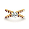 Load image into Gallery viewer, cross-band-round-cut-engagment-ring-with-ruby-yellow-gold-FD9890RORGRUDR-NL-YG_1dad21ab-3dc0-4fe7-99e9-e8188a7f0e2d.jpg?v=1760525945