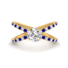 Load image into Gallery viewer, cross-band-round-cut-engagment-ring-with-sapphire-yellow-gold-FD9890RORGSABL-NL-YG_2d0845a8-78b7-49b3-bc97-31c6e457c50f.jpg?v=1760525945