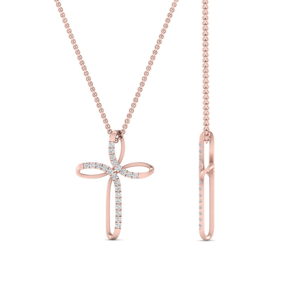 cross-design-pendant-with-diamond-in-rose-gold-FDPD10729-NL-RG