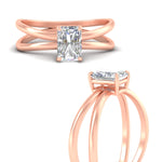 Load image into Gallery viewer, crossover-radiant-cut-solitaire-engagement-ring-in-rose-gold-fdenr1008rarangle3-nl-rg