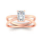 Load image into Gallery viewer, crossover-radiant-cut-solitaire-engagement-ring-in-rose-gold-fdenr1008rarangle5-nl-rg