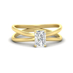 Load image into Gallery viewer, crossover-radiant-cut-solitaire-engagement-ring-in-yellow-gold-fdenr1008rarsleep-nl-yg