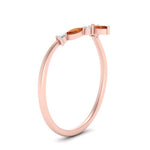 Load image into Gallery viewer, crown-marquise-orange-sapphire-and-round-diamond-band-in-FD9612BGSAOR-NL-RG
