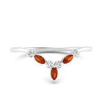 Load image into Gallery viewer, crown-marquise-orange-sapphire-and-round-diamond-band-in-FD9612BGSAOR-NL-WG

