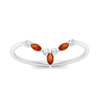 Load image into Gallery viewer, crown-marquise-orange-sapphire-and-round-diamond-band-in-FD9612BGSAOR-NL-WG