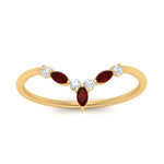 Load image into Gallery viewer, crown-marquise-ruby-and-round-diamond-band-in-FD9612BGRUDR-NL-YG
