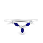 Load image into Gallery viewer, crown-marquise-sapphire-and-round-diamond-band-in-FD9612BGSABL-NL-WG
