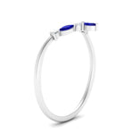 Load image into Gallery viewer, crown-marquise-sapphire-and-round-diamond-band-in-FD9612BGSABL-NL-WG
