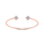 Load image into Gallery viewer, cuff-band-square-diamond-stacking-ring-in-rose-gold-FD9402PRR-NL-RG.jpg
