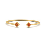 Load image into Gallery viewer, cuff-band-square-orange-sapphire-stacking-ring-in-yellow-gold-FD9402PRRGSAOR-NL-YG.jpg
