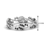 Load image into Gallery viewer, curve-bezel-set-vintage-black-diamond-band-in-white-gold-FDEWB8346BGBLACK-NL-WG-GS
