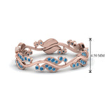 Load image into Gallery viewer, curve-bezel-set-vintage-blue-topaz-band-in-rose-gold-FDEWB8346BGICBLTO-NL-RG-GS
