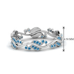 Load image into Gallery viewer, curve-bezel-set-vintage-blue-topaz-band-in-white-gold-FDEWB8346BGICBLTO-NL-WG-GS
