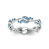 Load image into Gallery viewer, curve-bezel-set-vintage-blue-topaz-band-in-white-gold-FDEWB8346BGICBLTO-NL-WG-GS