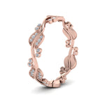 Load image into Gallery viewer, curve-bezel-set-vintage-diamond-band-in-rose-gold-FDEWB8346B-NL-RG-GS
