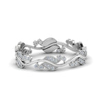 Load image into Gallery viewer, curve-bezel-set-vintage-diamond-band-in-white-gold-FDEWB8346B-NL-WG-GS
