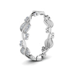 Load image into Gallery viewer, curve-bezel-set-vintage-diamond-band-in-white-gold-FDEWB8346B-NL-WG-GS
