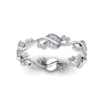 Load image into Gallery viewer, curve-bezel-set-vintage-diamond-band-in-white-gold-FDEWB8346B-NL-WG-GS
