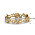 Load image into Gallery viewer, curve-bezel-set-vintage-diamond-band-in-yellow-gold-FDEWB8346B-NL-YG-GS
