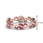 Load image into Gallery viewer, curve-bezel-set-vintage-pink-sapphire-band-in-rose-gold-FDEWB8346BGSADRPI-NL-RG-GS
