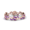 Load image into Gallery viewer, curve-bezel-set-vintage-purple-topaz-band-in-rose-gold-FDEWB8346BGVITO-NL-RG-GS