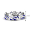 Load image into Gallery viewer, curve-bezel-set-vintage-sapphire-band-in-white-gold-FDEWB8346BGSABL-NL-WG-GS