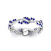 Load image into Gallery viewer, curve-bezel-set-vintage-sapphire-band-in-white-gold-FDEWB8346BGSABL-NL-WG-GS