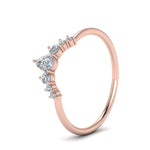 Load image into Gallery viewer, curved-band-for-solitaire-diamond-ring-in-rose-gold-FD123941B-NL-RG.jpg
