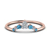 Load image into Gallery viewer, curved-band-for-solitaire-diamond-ring-with-blue-topaz-in-rose-gold-FD123941BGICBLTO-NL-RG.jpg