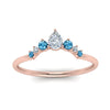 Load image into Gallery viewer, curved-band-for-solitaire-diamond-ring-with-blue-topaz-in-rose-gold-FD123941BGICBLTO-NL-RG.jpg