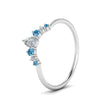Load image into Gallery viewer, curved-band-for-solitaire-diamond-ring-with-blue-topaz-in-white-gold-FD123941BGICBLTO-NL-WG.jpg