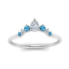Load image into Gallery viewer, curved-band-for-solitaire-diamond-ring-with-blue-topaz-in-white-gold-FD123941BGICBLTO-NL-WG.jpg