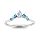 Load image into Gallery viewer, curved-band-for-solitaire-diamond-ring-with-blue-topaz-in-white-gold-FD123941BGICBLTO-NL-WG.jpg
