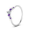 Load image into Gallery viewer, curved-band-for-solitaire-diamond-ring-with-blue-topaz-in-white-gold-FD123941BGVITO-NL-WG.jpg