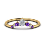 Load image into Gallery viewer, curved-band-for-solitaire-diamond-ring-with-blue-topaz-in-yellow-gold-FD123941BGVITO-NL-YG.jpg
