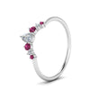 Load image into Gallery viewer, curved-band-for-solitaire-diamond-ring-with-pink-sapphire-in-white-gold-FD123941BGSADRPI-NL-WG.jpg