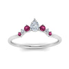 Load image into Gallery viewer, curved-band-for-solitaire-diamond-ring-with-pink-sapphire-in-white-gold-FD123941BGSADRPI-NL-WG.jpg