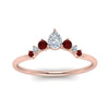 Load image into Gallery viewer, curved-band-for-solitaire-diamond-ring-with-ruby-in-rose-gold-FD123941BGRUDR-NL-RG.jpg