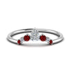Load image into Gallery viewer, curved-band-for-solitaire-diamond-ring-with-ruby-in-white-gold-FD123941BGRUDR-NL-WG.jpg