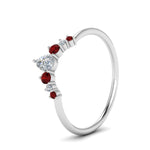 Load image into Gallery viewer, curved-band-for-solitaire-diamond-ring-with-ruby-in-white-gold-FD123941BGRUDR-NL-WG.jpg
