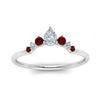 Load image into Gallery viewer, curved-band-for-solitaire-diamond-ring-with-ruby-in-white-gold-FD123941BGRUDR-NL-WG.jpg